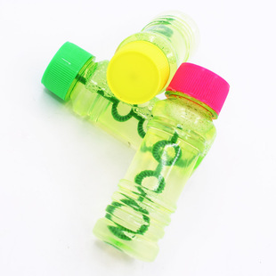 华彩泡泡水补充液瓶装小号95ml吹泡泡夏季热销1元两元店