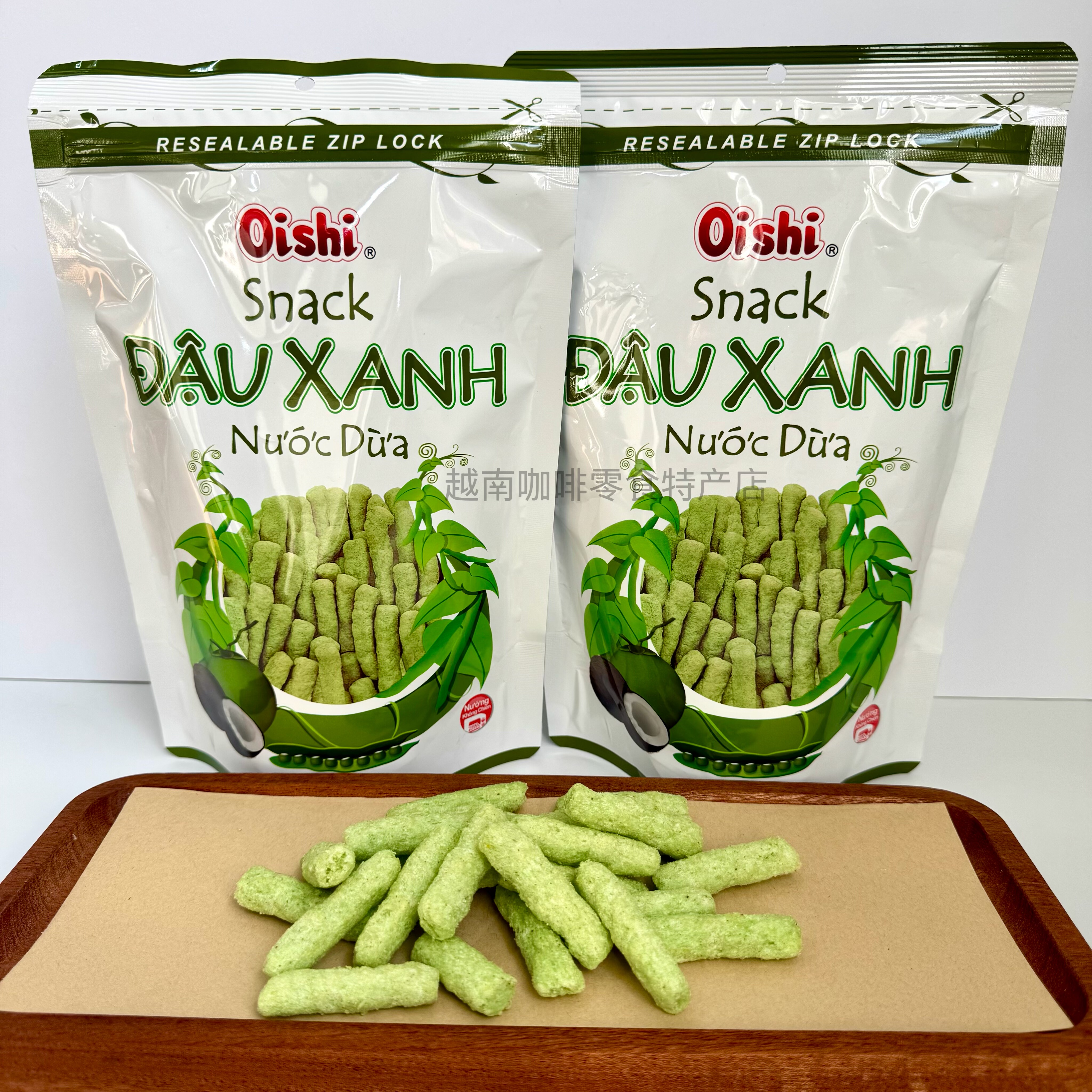 越南代购oishi椰子味酥脆饼干
