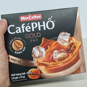 越南原装Mac cafePHO咖啡速溶三合一冰咖啡290克/盒上班提神包邮