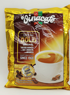 越南原装vinacafe金装威拿速溶三合一咖啡480g(24包x20克)包邮