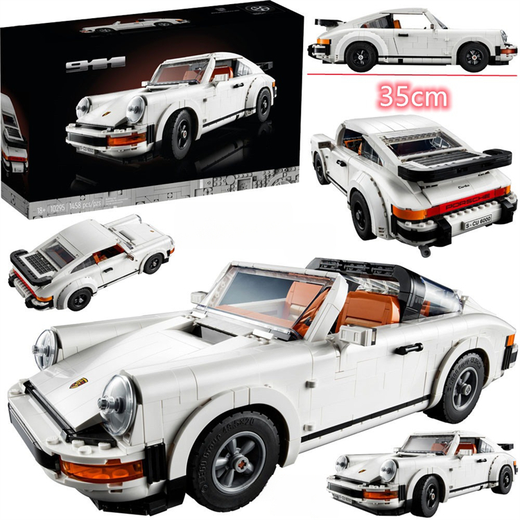 保时捷911turbo汽车跑车赛车积木