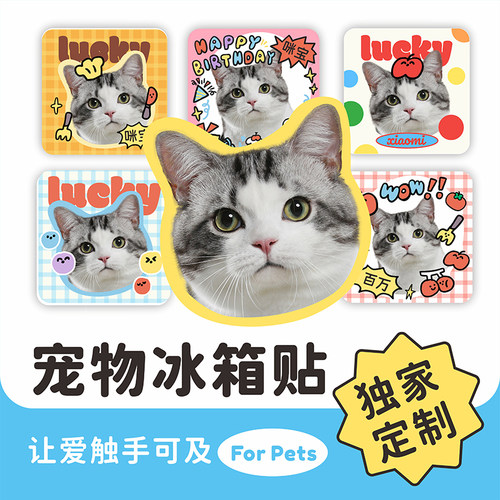 定制宠物冰箱贴超多模板