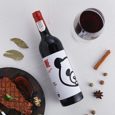 奔富一号红酒联名Human Made系列中国熊猫红葡萄酒正品官方旗舰