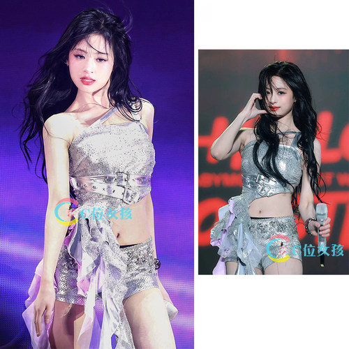 kpop爵士韩舞女团打歌服舞台服装