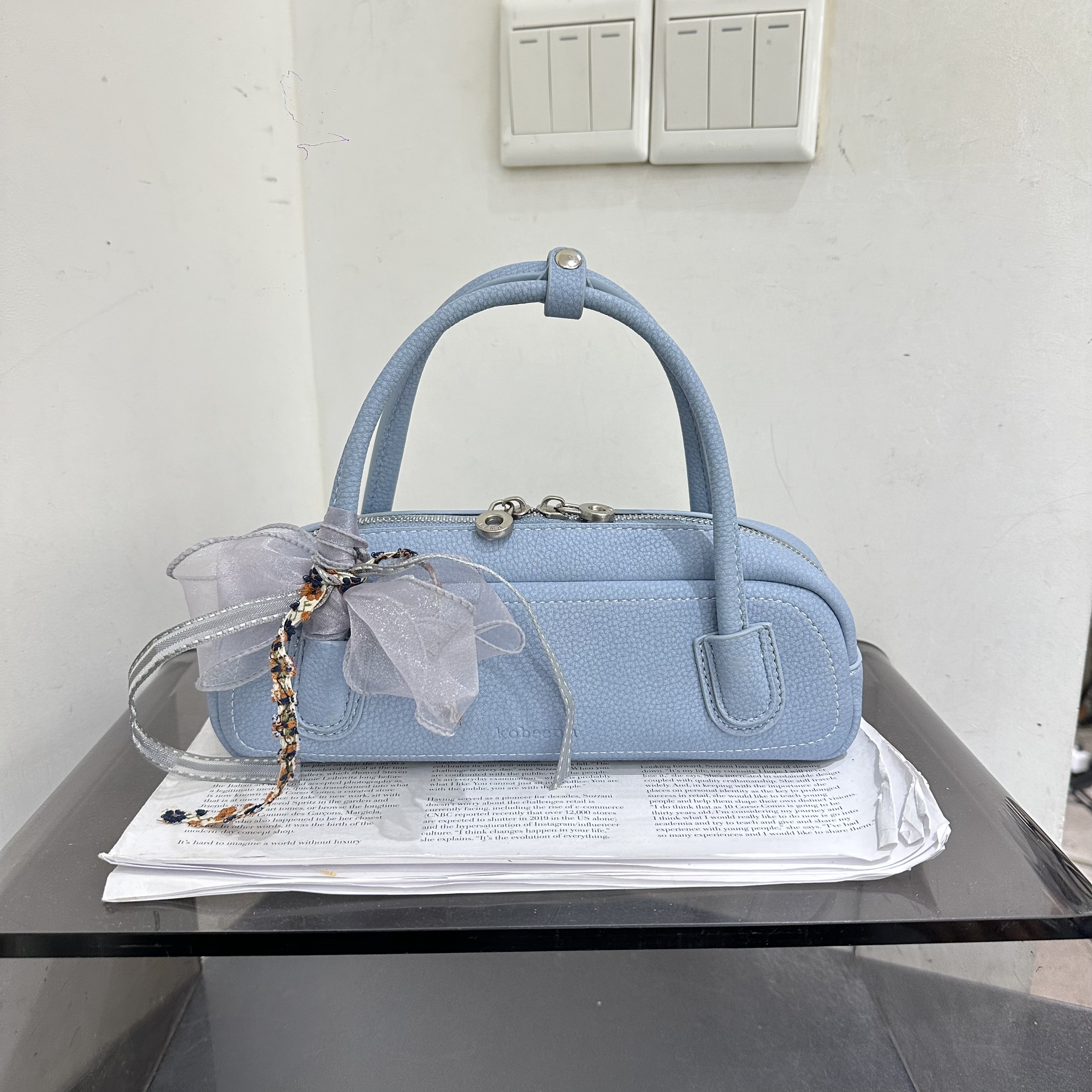 可彼娜新款时尚百搭手提女包轻便洋气复古枕头包单肩斜挎包高级感