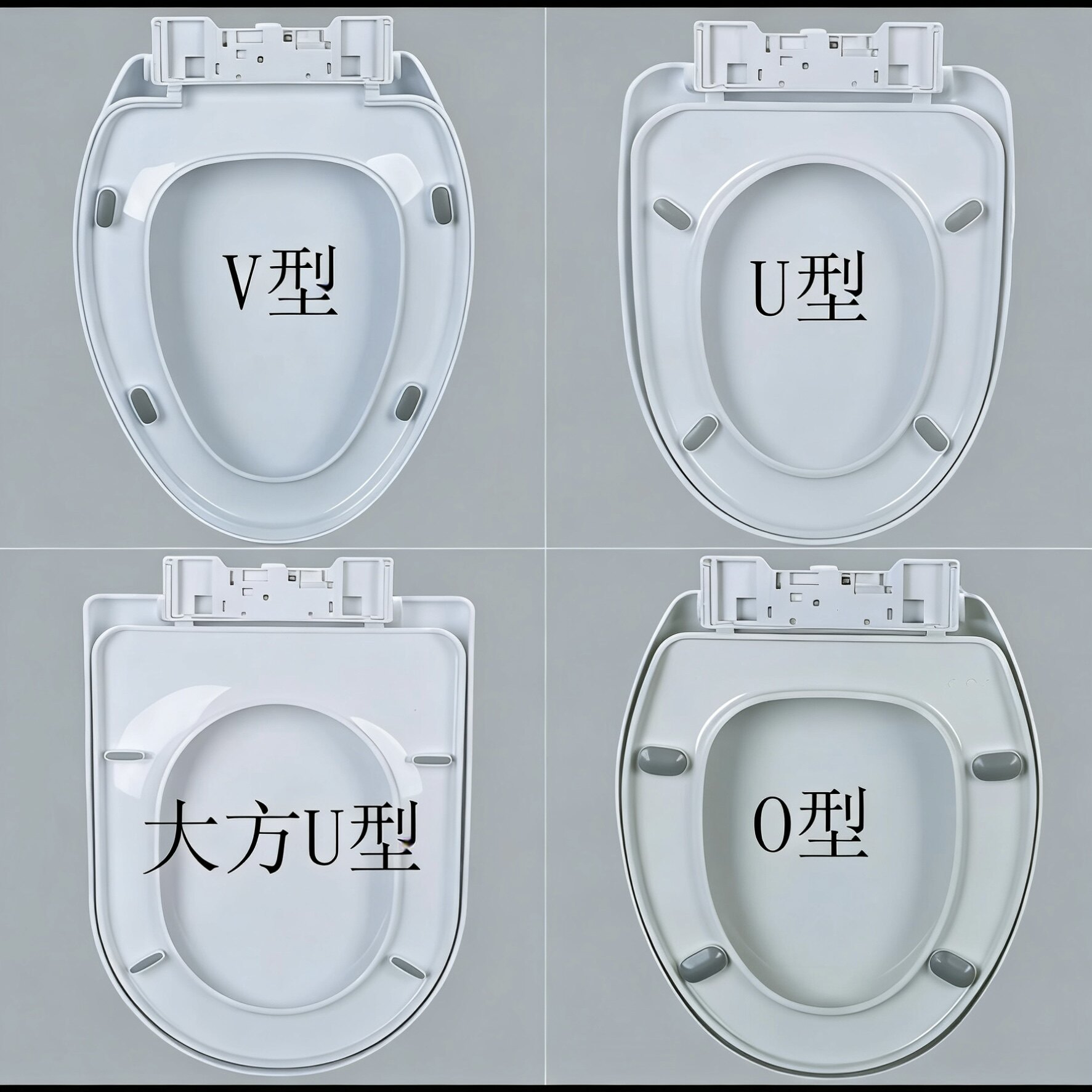 蒙娜丽莎蓝健家用加厚坐便器盖板