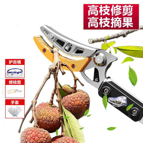 CLCEY摘果神器高枝剪果树树枝剪摘果剪高空修枝剪加长伸缩杆采果