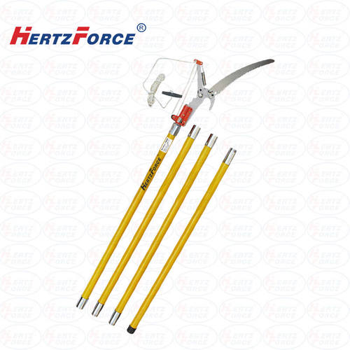 HertzforceHF-CKW46Y高枝手用锯高枝剪修枝剪4节6米单位:套