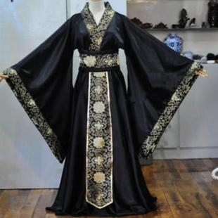 盛昭达古装服装男明朝皇上衣服龙袍皇帝汉服演出服秦始皇大唐婚黑