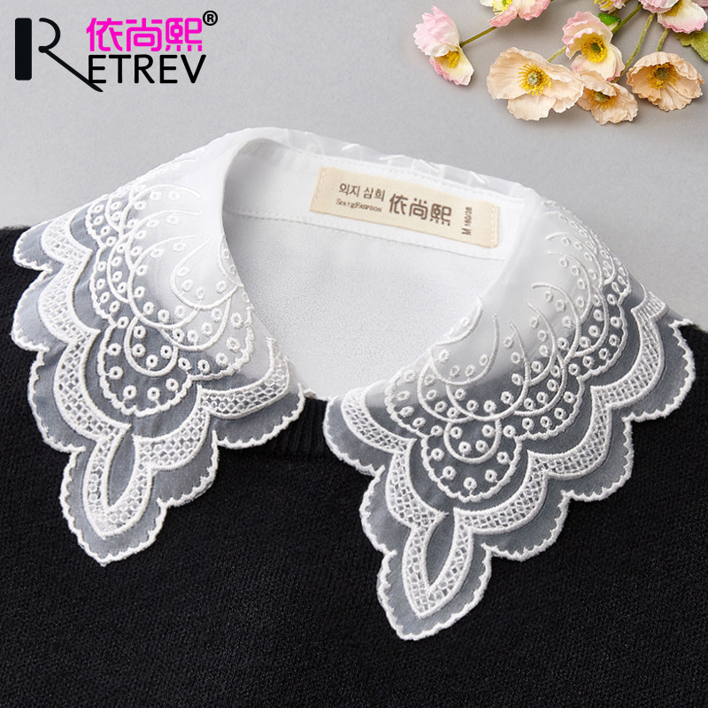 YI SHANGXI FAKE COLLAR CHILDREN VERSATILE FAKE COLLAR WHITE INNER SWEATER DECORATIVE FAKE COLLAR ORGANZA SHIRT COLLAR CHILDREN