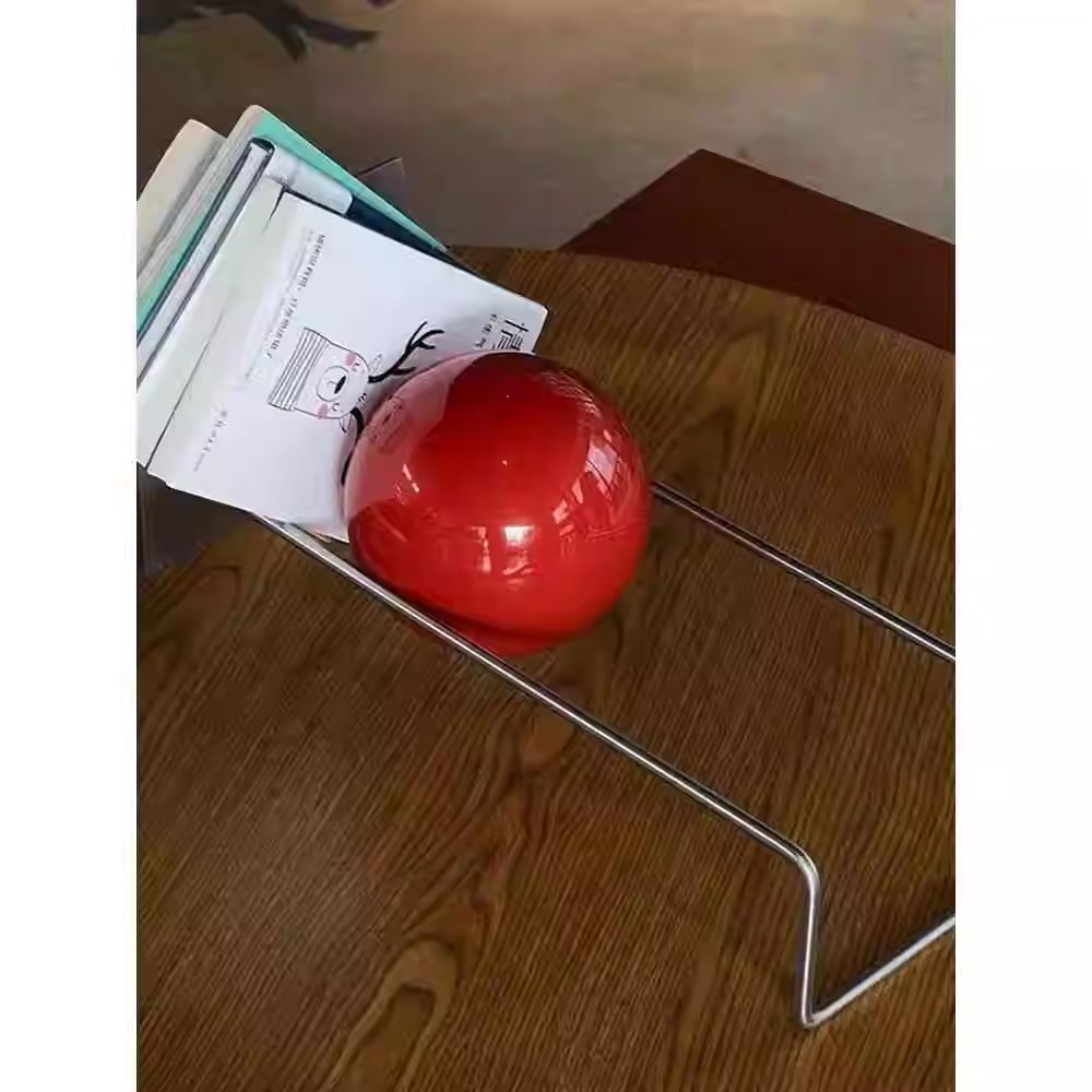 不锈钢创意斜坡式书报架