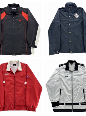 vintage古着外套美式复古oldschool日系学院风宽松做旧春秋夹克Y3