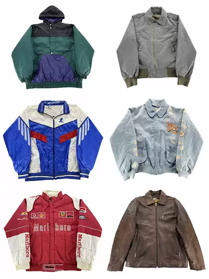 Vintage Jacket American Retro Streetwear Old School Loose Japanese Washed Fall Winter Coat A130