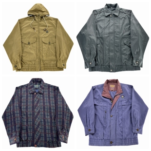 vintage古着棒球服复古阿美咔叽哈灵顿工装 港风做旧春秋外套V431