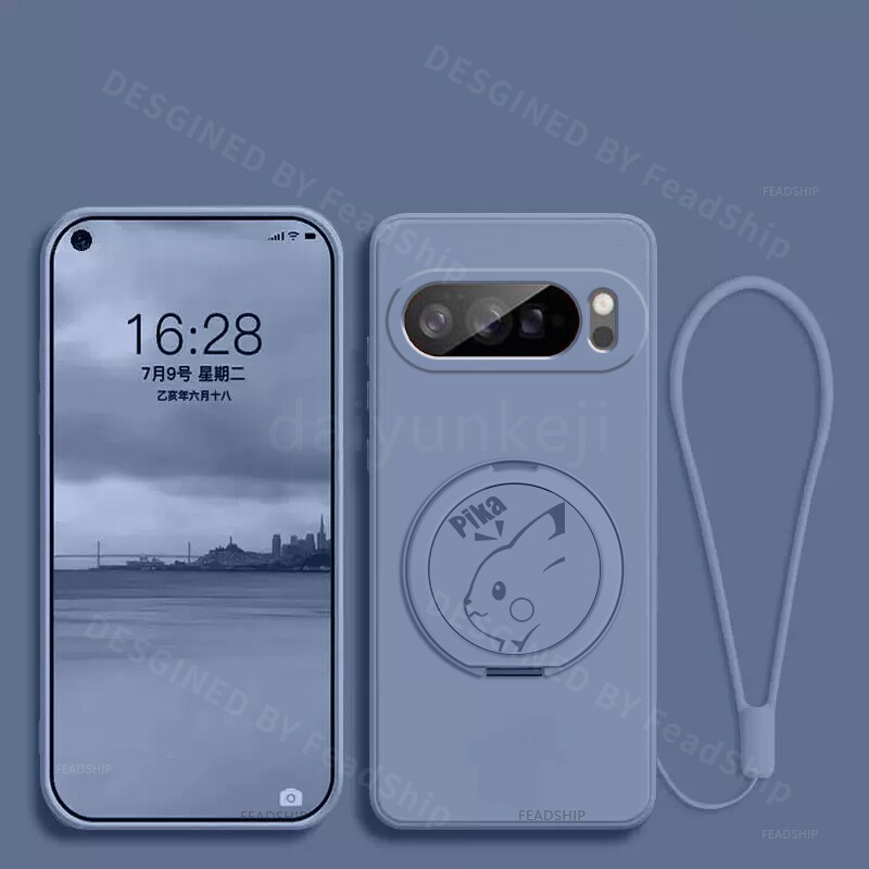适用Google谷歌Pixel10手机壳Pixel9硅胶Pixel11软壳Pixel 8 7 6 A磁吸支架10A 9A 8A 7A卡通保护套Pro屏幕膜