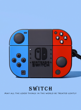switch游戏机适用苹果airpods3代保护套Airpods1/2耳机套pro（第二代）蓝牙无线硅胶保护壳简约潮酷简约软壳