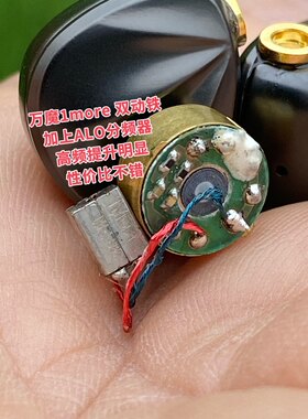 一圈二铁 平民发烧圈铁 ALO仙女座10mm强磁单元 大声场 HiFi发烧