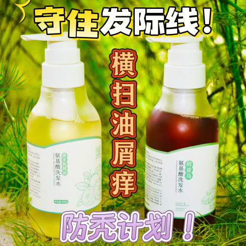 何首乌侧柏叶草本植物无硅油洗发