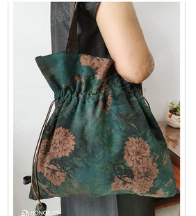 香云纱轻便单肩包创意风折叠购物袋裁剪切割牛皮纸图纸纸样代加工