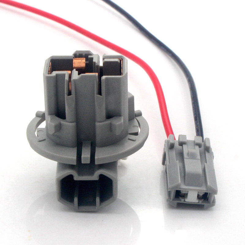 适用丰田老卡罗拉花冠12款锐志后雾灯座防雾灯底座后尾灯插座接头