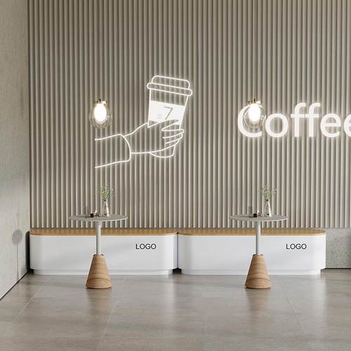 甜品店沙发卡座咖啡厅桌椅组合