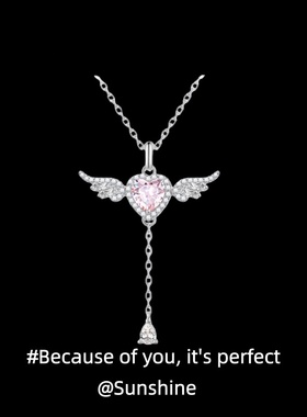 「丘比特之心」s999纯银爱心项链女轻奢小众高级感锁骨链生日礼物