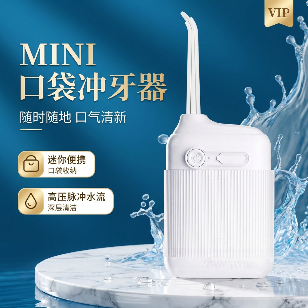小型随身冲牙器正畸专用水户外洗牙器儿童牙齿清洁口腔护理仪器