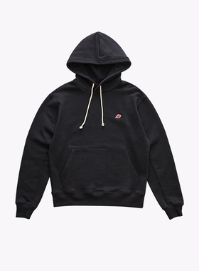 New Balance/NB Teddy Made美产男女纯色休闲连帽卫衣MT21540