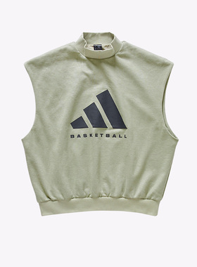 Adidas/阿迪达斯Chapter 01男女篮球运动休闲背心无袖卫衣IN7704
