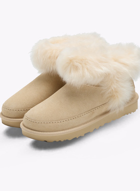 UGG Classic Novelty 冬季保暖加绒包头舒适一脚蹬雪地靴 1173832