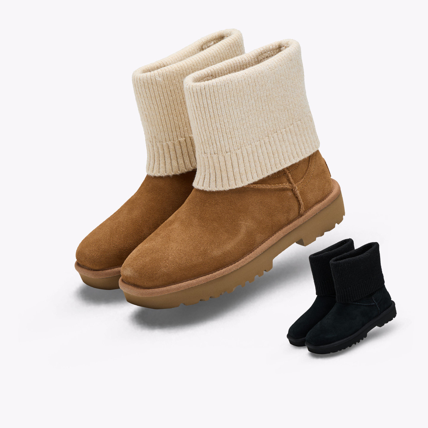 UGG Classic Novelty冬季新款保暖舒适百搭针织短筒雪地靴1171573,女鞋,时尚雪地靴,淘宝优惠券,粉丝福利购,淘宝优惠卷