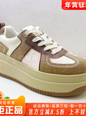 正品Kiss Kitty女鞋热销秋新款系带休闲带舒适运动鞋SA54505-61