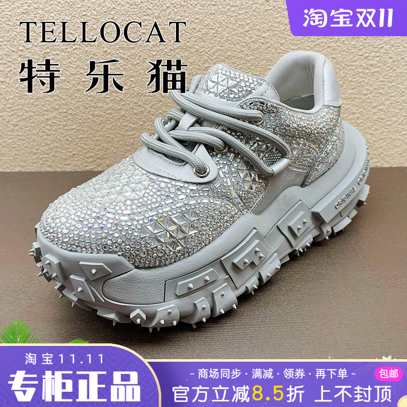 TELLOCAT/特乐猫系带水钻女鞋