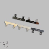 原创金属双扣手机垫片精致0.2mm手机挂绳夹片超薄通用结实固定片