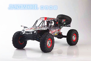 新品2.4G遥控 1:10全比例高速大脚攀爬竞技漂移四驱越野模型赛车