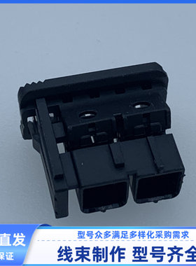 汽车 原装2腔 以太网插头 外壳 护套 线束0-2305974-1