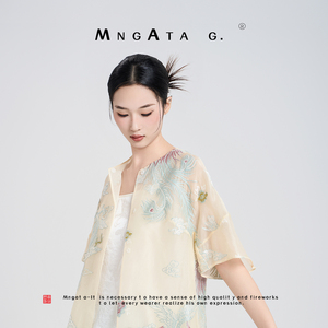 宫小妍 【遇见飞天】波嬉新中式女装女装清凉穿搭上衣
