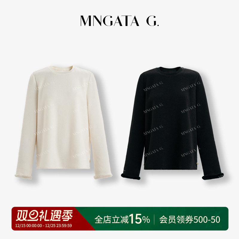 曼加塔【水貂毛&middot;暖洋洋】新中式中国风秋冬上衣5091753