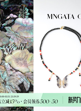 MNGATA G.曼加塔【传承螺钿大蝴蝶】新中式中国风百搭项链5082701