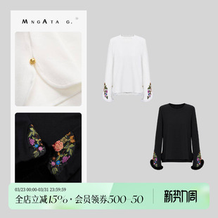 女装 醋酸水貂毛波嬉新中式 上衣春夏 奇花瑶 宫小妍