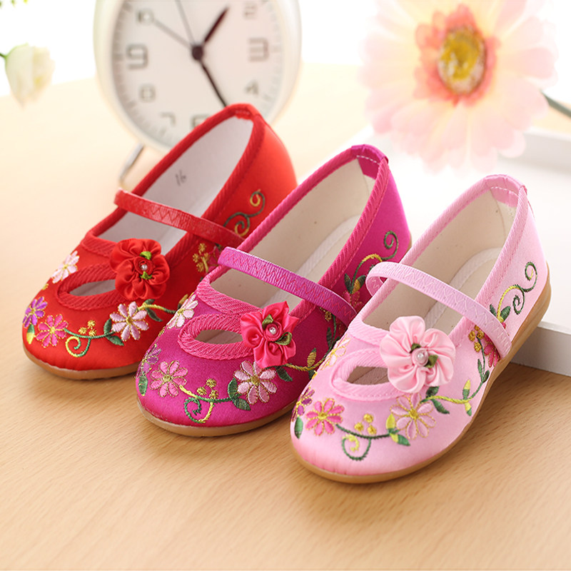 Chaussures enfants en satin pour printemps - semelle tendon - Ref 1038174 Image 4