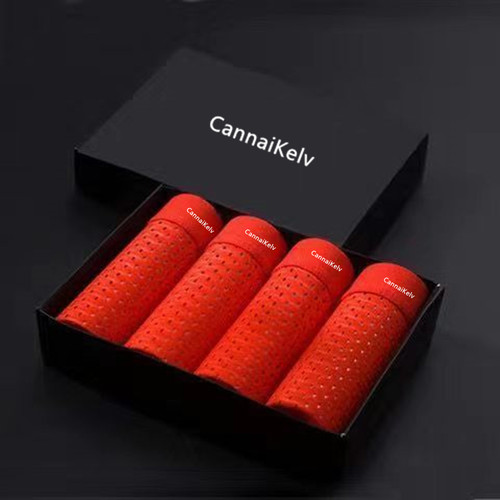 夏季薄款大红冰丝抗菌网眼男内裤