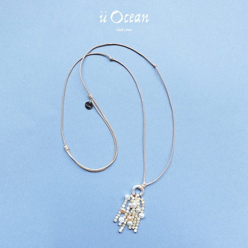 üOcean月潮925银珍珠贝母项链