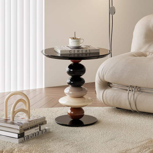 谷及简约现代糖葫芦艺术边几角几