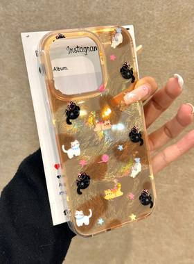 哈基米晕染适用苹果15promax手机壳iphone16pro可爱12华为mate60新款pura70vivo小米14红米note13荣耀oppok70