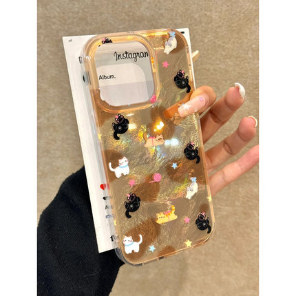 哈基米晕染适用苹果15promax手机壳iphone16pro可爱12华为mate60新款pura70vivo小米14红米note13荣耀oppok70