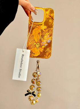 金鱼锦鲤适用苹果15promax手机壳iphone16pro个性12华为mate60新款手链vivos19小米14红米note13荣耀oppok70