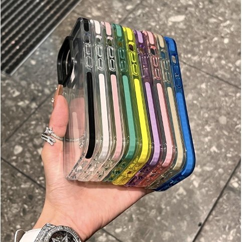 新款17pm超防摔加厚透明适用苹果16promax手机壳15plus高级感轻奢iphone14pro简约不发黄13全包边气囊12潮11