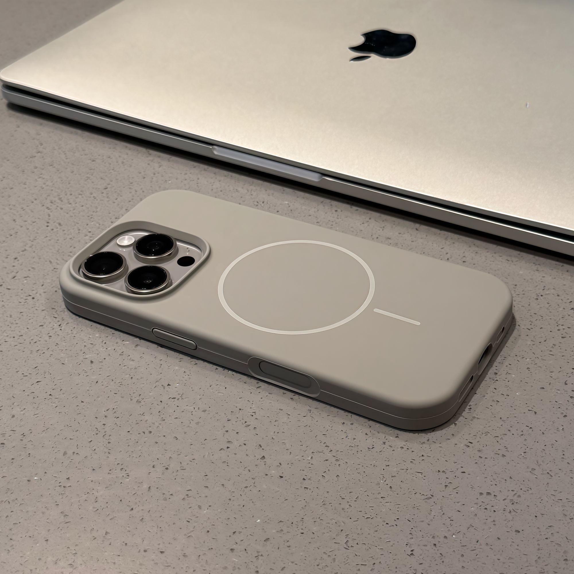 细圈磁吸液态硅胶适用iPhone16promax新款苹果17手机壳16相机按键高级感男女15promax防摔14简约13时尚12手感