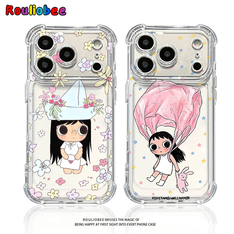 花花纸船小玉适用iPhone17promax手机壳15苹果16pro华为mate80小米17荣耀500抽象VIVOx300防摔OPPO红米note14